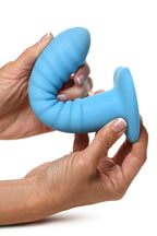 Curve Toys | Simply Sweet 7 Ribbed Silicone Dildo Blue