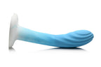 Curve Toys | Simply Sweet 7 Ripple Silicone Dildo Blue White