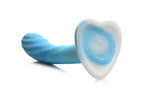 Curve Toys | Simply Sweet 7 Ripple Silicone Dildo Blue White
