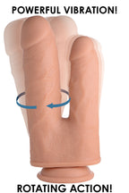 Big Shot 8 Inch Double Shot 10X With Turbo Mode Silicone Vibrating Rotating Remote Control Double Dong > Dildos > Double Dildos