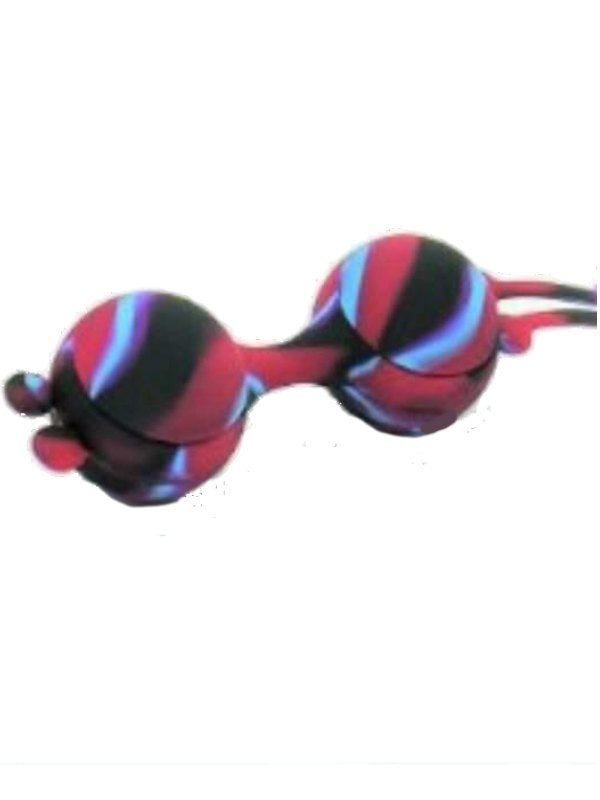 Colourful Camo Lana Kegel Ball Blue Silicone Ergonomic Pelvic Floor Trainer > Sex Toys For Ladies > Kegel Exercise