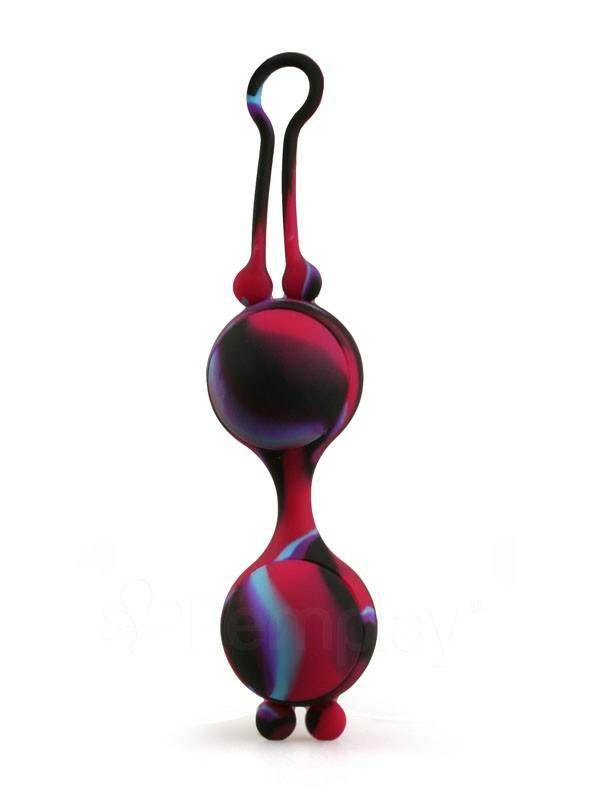 Colourful Camo Lana Kegel Ball Blue Silicone Ergonomic Pelvic Floor Trainer > Sex Toys For Ladies > Kegel Exercise