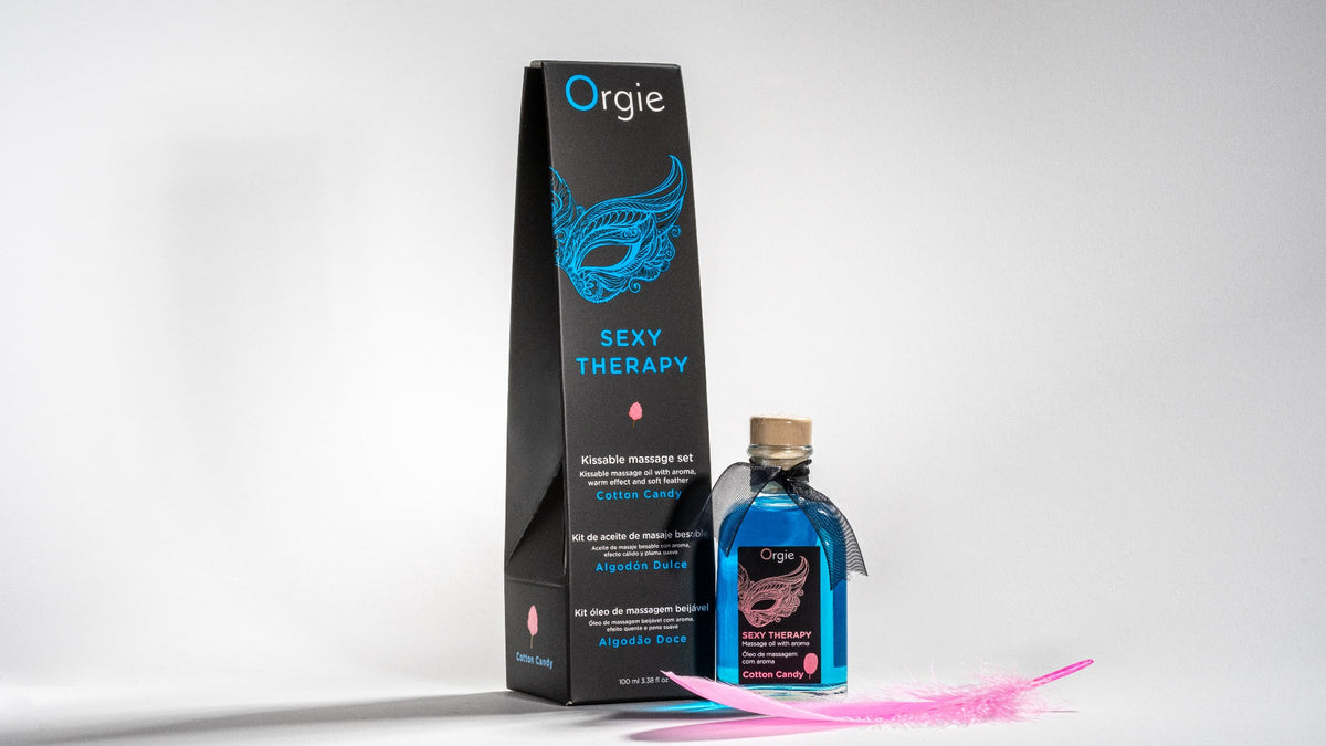 Orgie Sexy Therapy Cotton Candy Kissable Massage Oil 100ml – Edible Warming Massage Oil > Essentials > Massage Oil