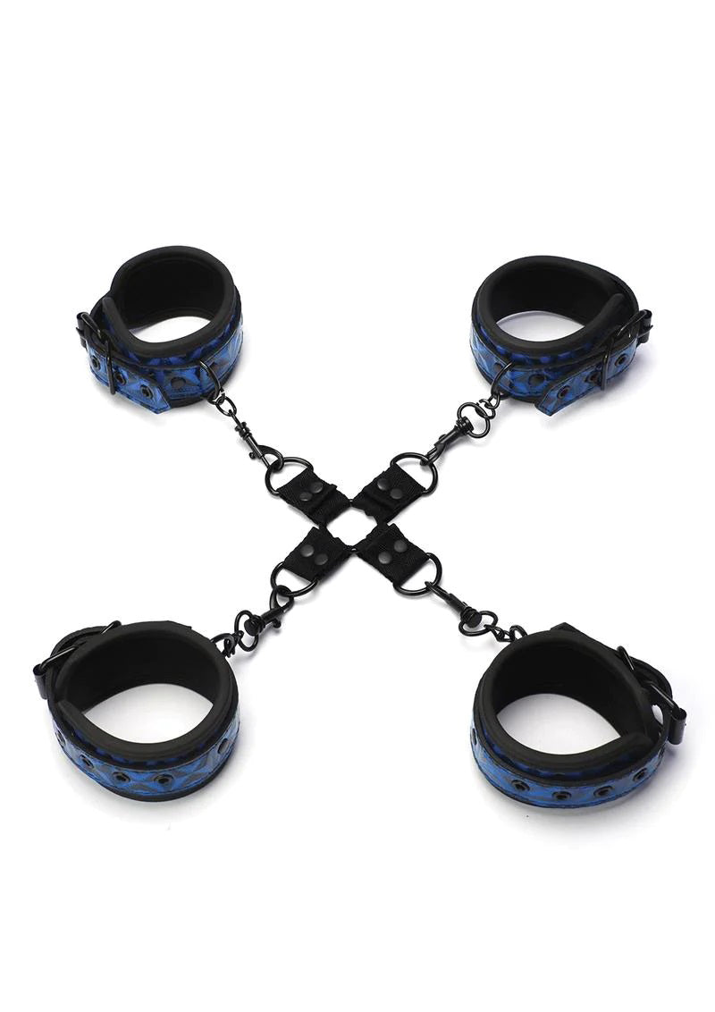 Whip Smart Diamond Hogtie Restraint in Blue > Bondage Gear > Restraints