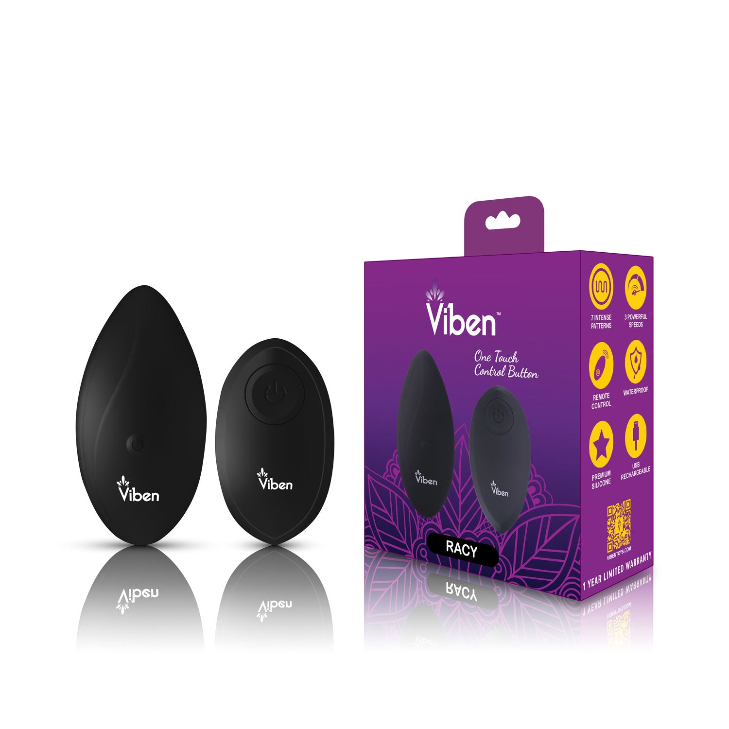 Viben Racy Multi Function Panty Vibrator with Remote Control > Sex Toys For Ladies > Panty Vibes