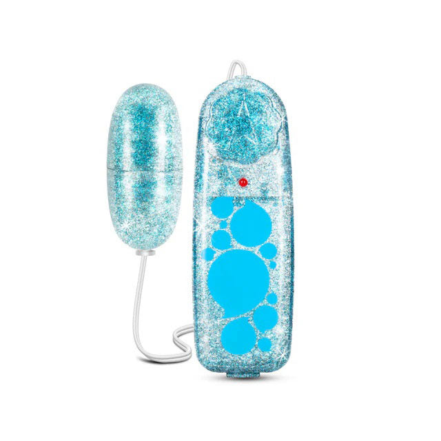B Yours Glitter Power Bullet Blue 5.5 cm Waterproof Toy BULLETS