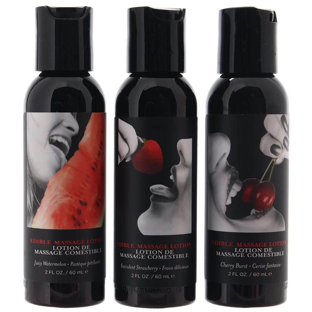 Hemp Seed Edible Massage A Trois (3 Bottle Set) – Edible Massage Lotion Kit > Essentials > Massage Gift Set