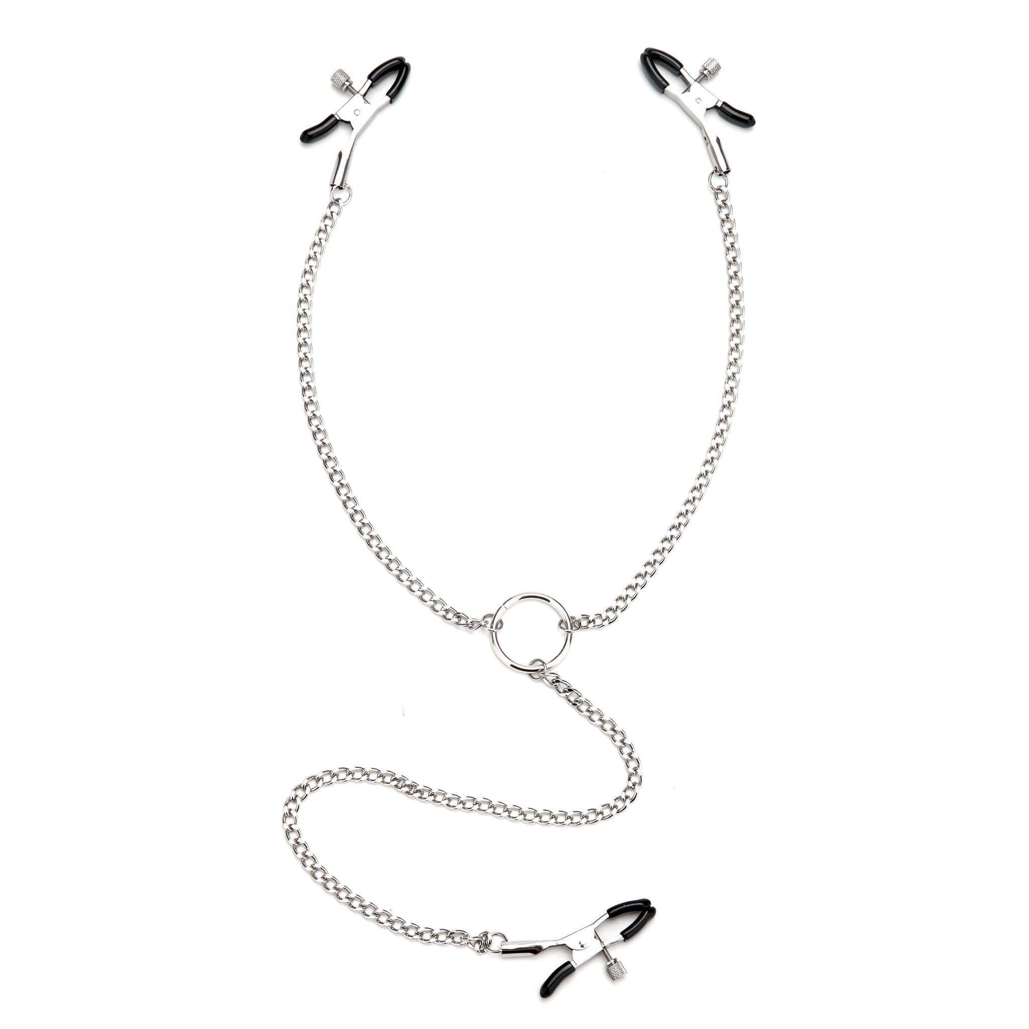 Lux Fetish Adjustable Nipple and Clit Clamp Set – Body Jewelry Clamps Silver > Clothes > Body Jewellery (Non Piercing)