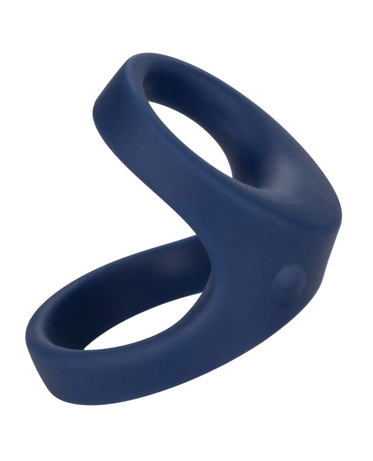 Viceroy Max Dual Ring Blue Liquid Silicone 2.75in x 2in with 10 Vibration Functions Rechargeable > Cock Ring > Sling