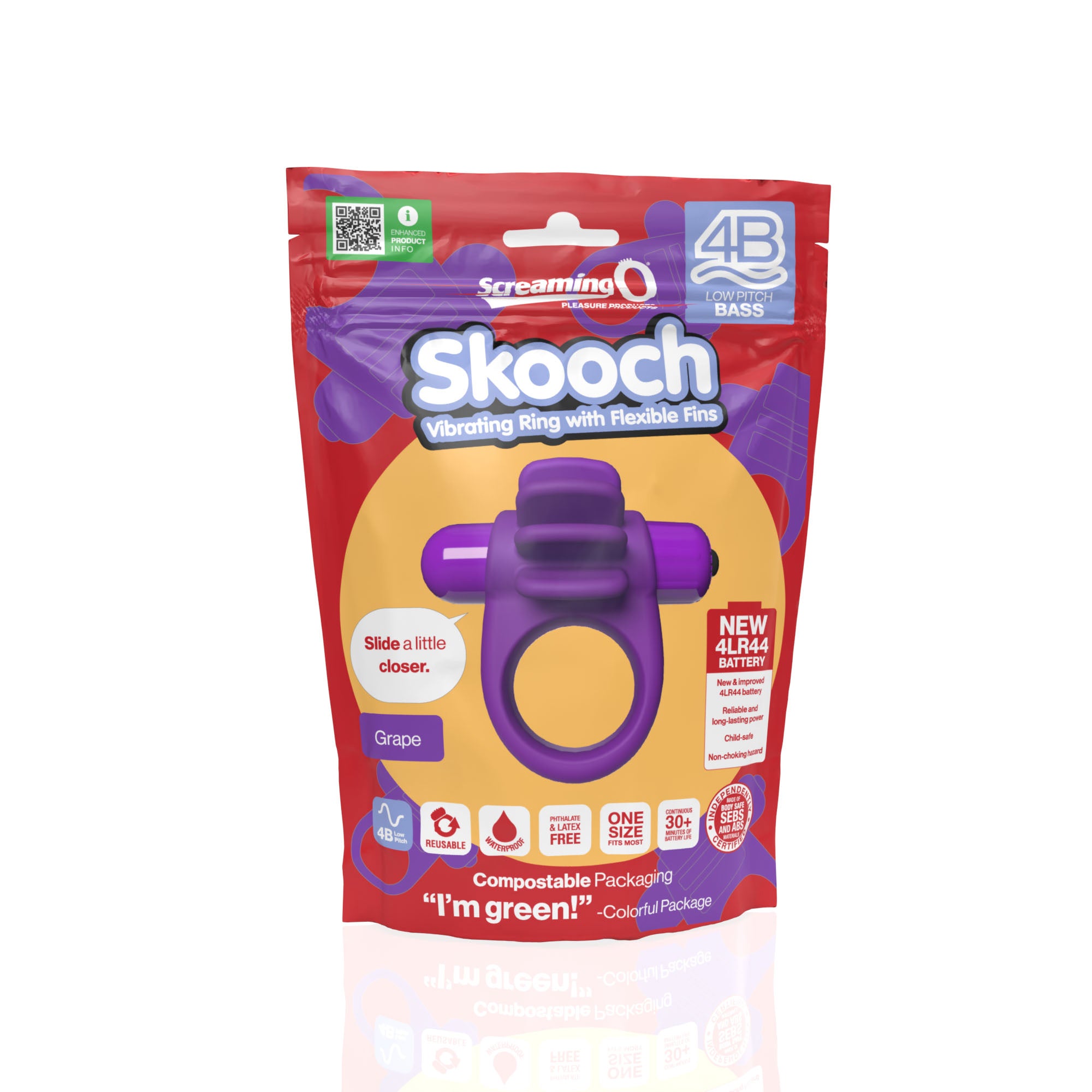 Skooch 4B Low Pitch Bass (Grape) > Sex Toys > Couples Toys