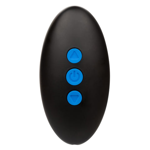 Link Up Remote Max Dual Stimulating Vibrating Silicone Ring With Remote Control Blue > Sex Toys > Couples Toys