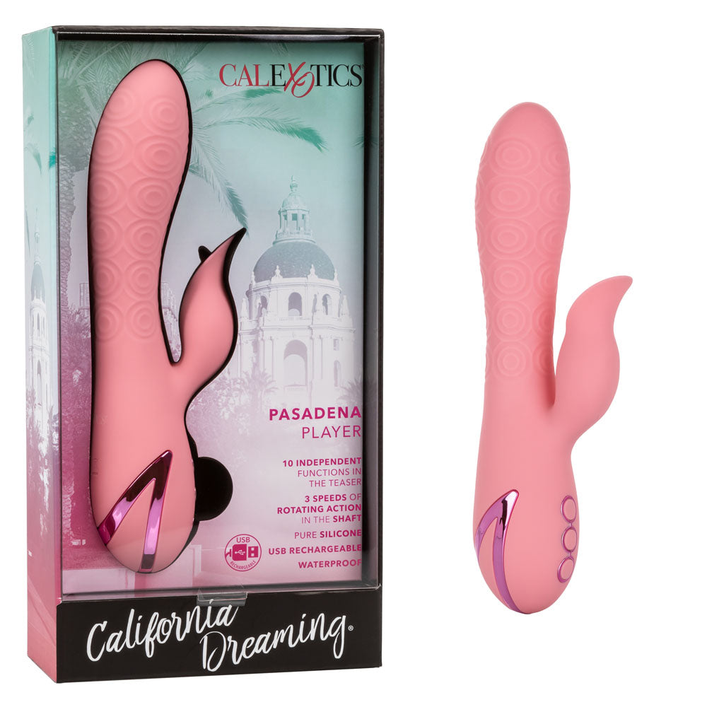 Pasadena Player Rechargeable 5 Inch Silicone Clit Vibrator > Vibrators > Ladies > Rabbit
