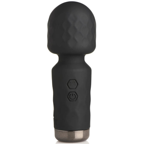 Bang 10X Mini Silicone Wand Black - Compact and Powerful Vibrator > Sex Toys For Ladies > Wand Massagers and Attachments