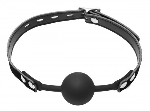 Premium Hush Locking Silicone Ball Gag – Comfort Silicone Ball Gag Secondary image