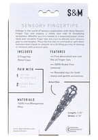 Sex & Mischief Sensory Fingertips - 8.25 cm Black Alloy > Bondage Gear > Medical Instruments
