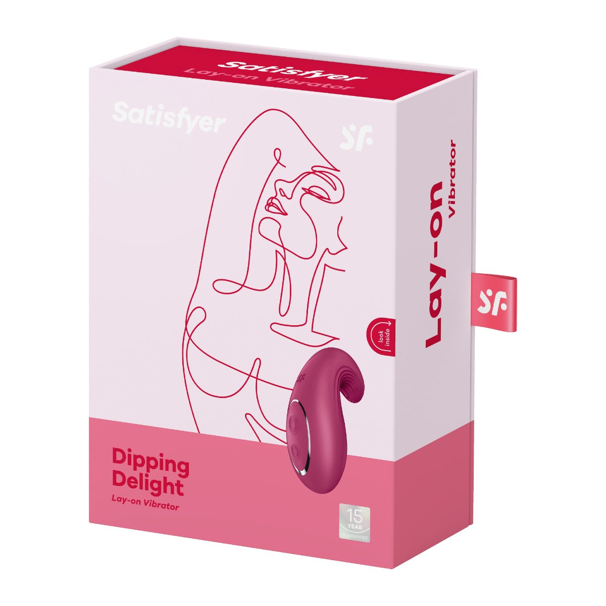 Satisfyer Dipping Delight Berry – Flexible Tip and Dual Motor Lay-On Vibrator > Vibrators > Vibrating Pads