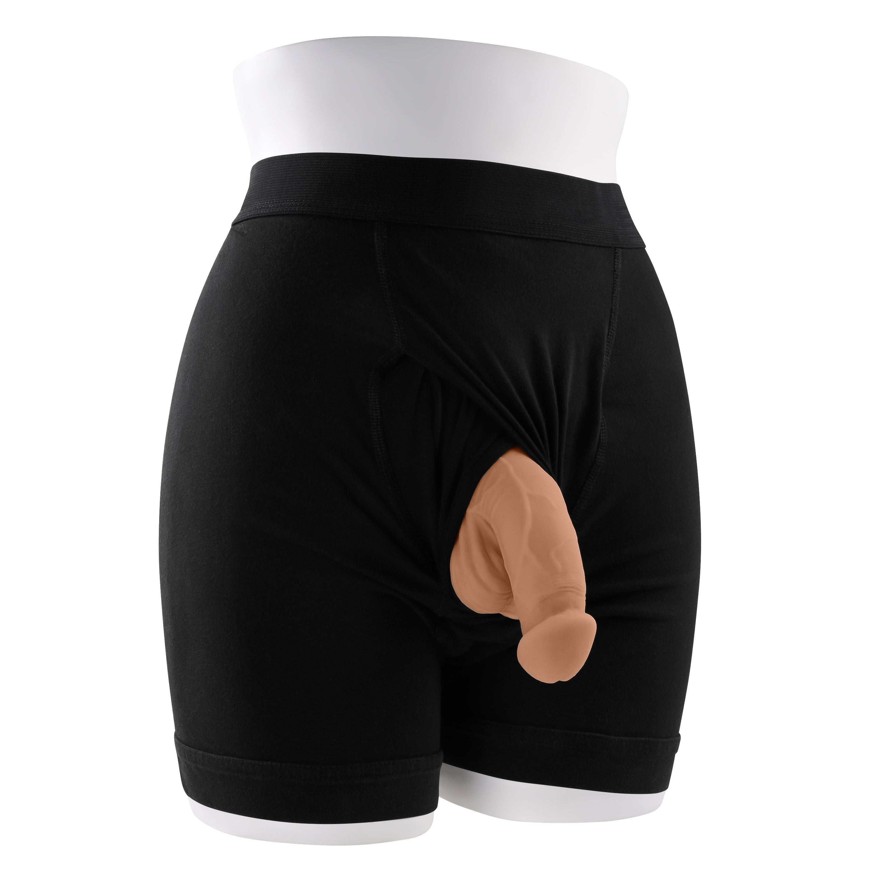 Gender X 4 Inch Silicone Packer Medium (Tan) – Body-Safe Silicone Packer > Gender > Packers