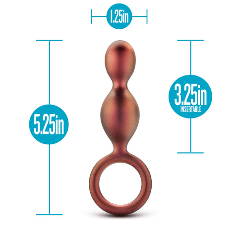Anal Adventures Matrix - Duo Loop Plug - Copper Copper Butt Plugs