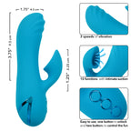 California Dreaming Sunset Beach Seducer (Blue) – Silicone Dual Stimulator with Multiple Functions > Vibrators > Ladies > Rabbit