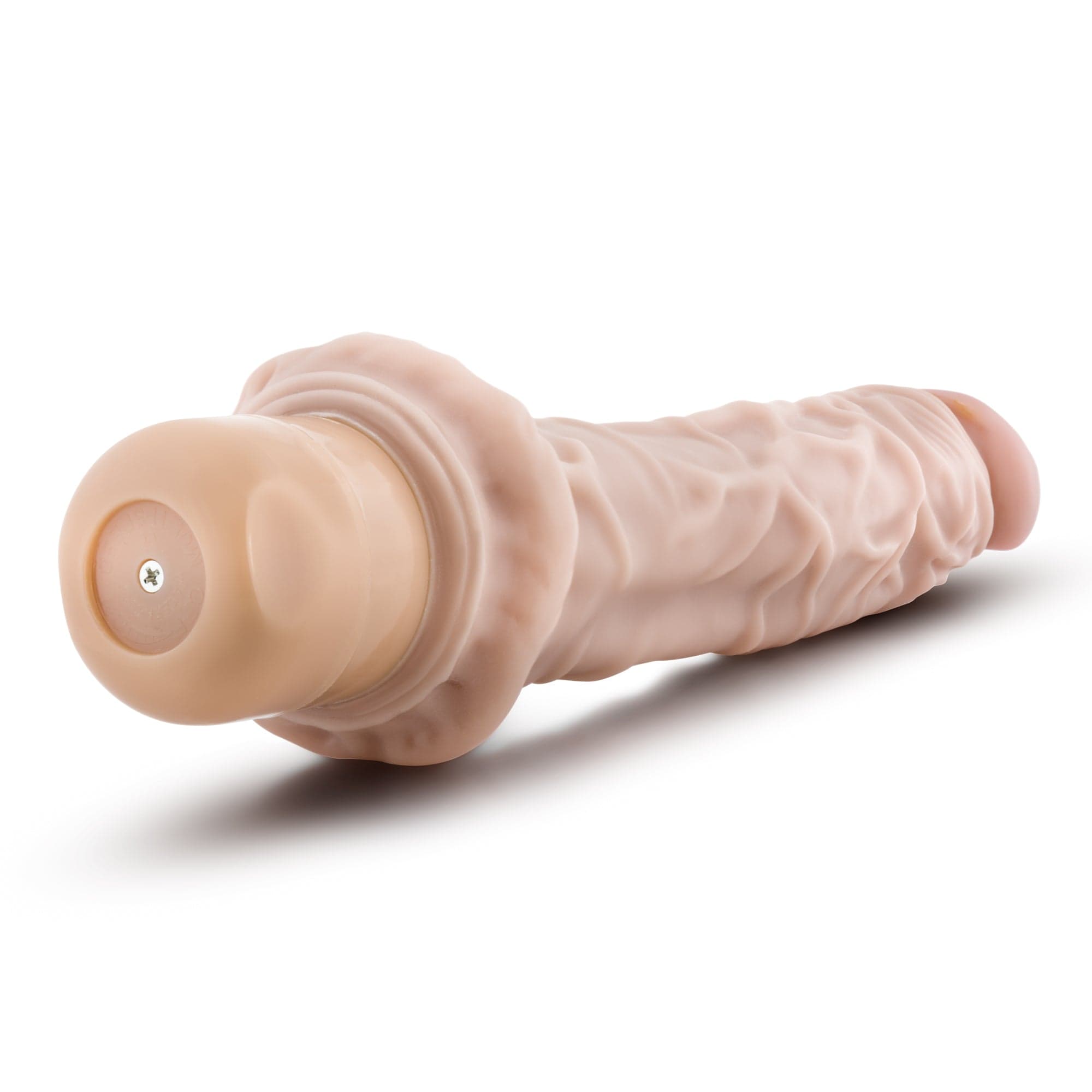 Dr Skin Adult Toys Beige Dr Skin Cock Vibe 8 9.75in Vibrating Cock Beige 735380113339