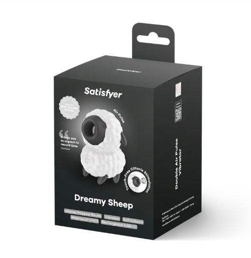 Satisfyer Dreamy Sheep – Rechargeable Air Pulse Stimulator Toy > Sex Toys For Ladies > Air Pulsation