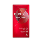 Durex Thin Feel Condoms – 3, 6, 10, 12 & 30 Pack Thin Condoms 6 Pack > Essentials > Condoms