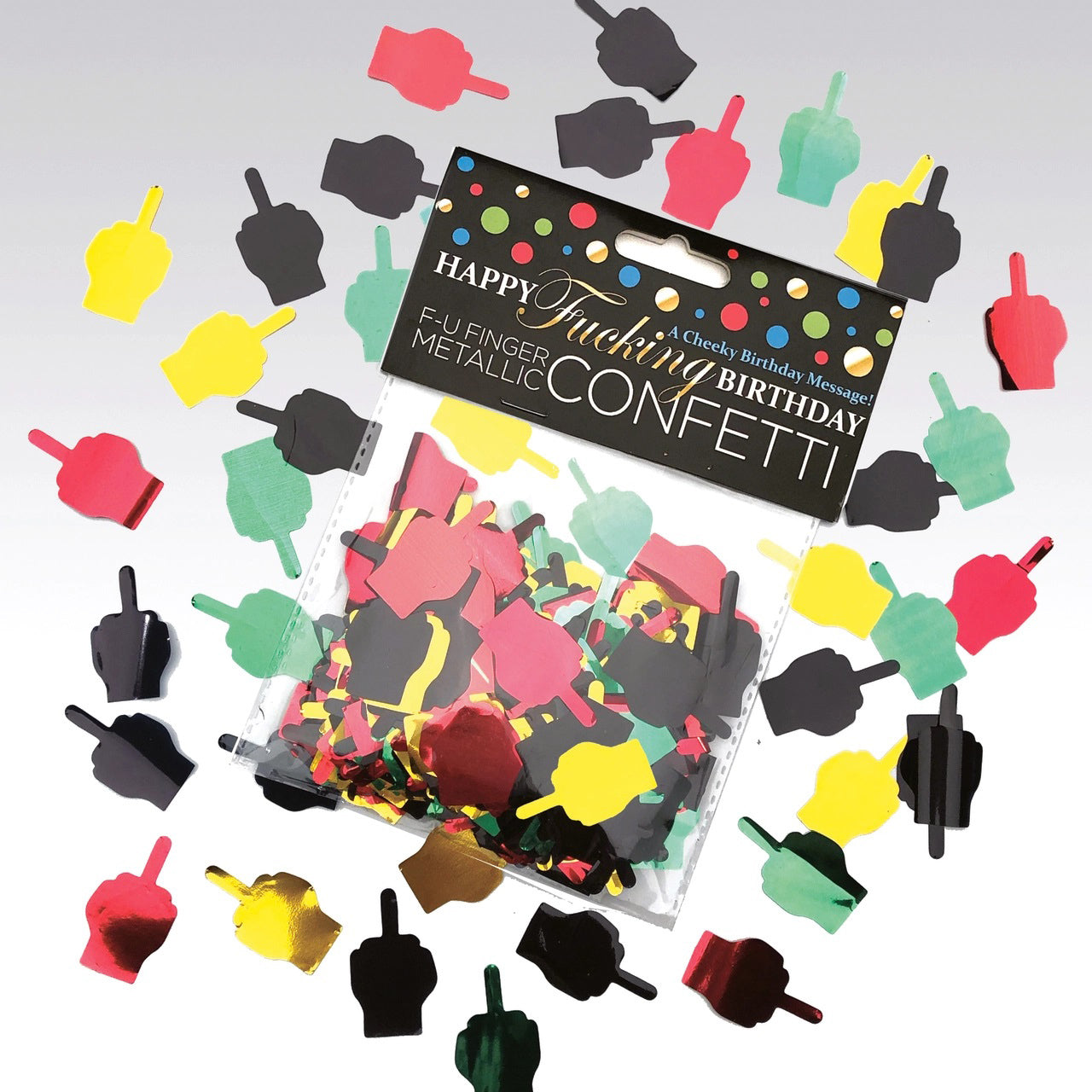 Happy Birthday FU Finger Confetti Party Accessory > Novelties > Party Supplies