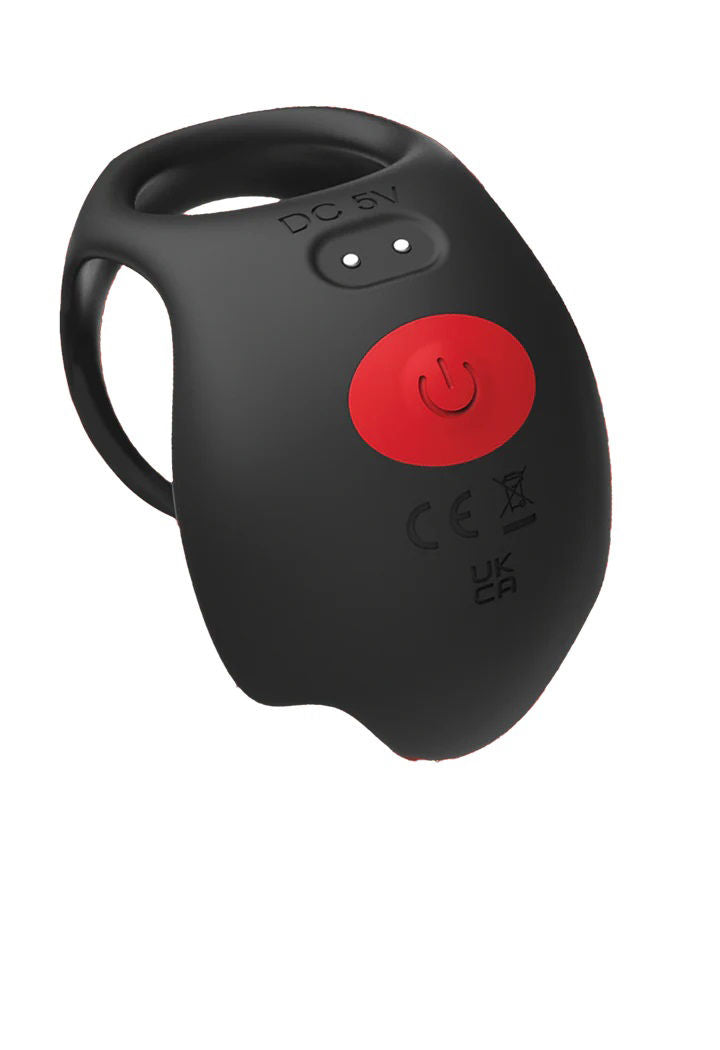 Red Dot V3 (Black/Red) – Remote-Controlled Vibrating Cock Ring > Sex Toys > Remote Control Toys