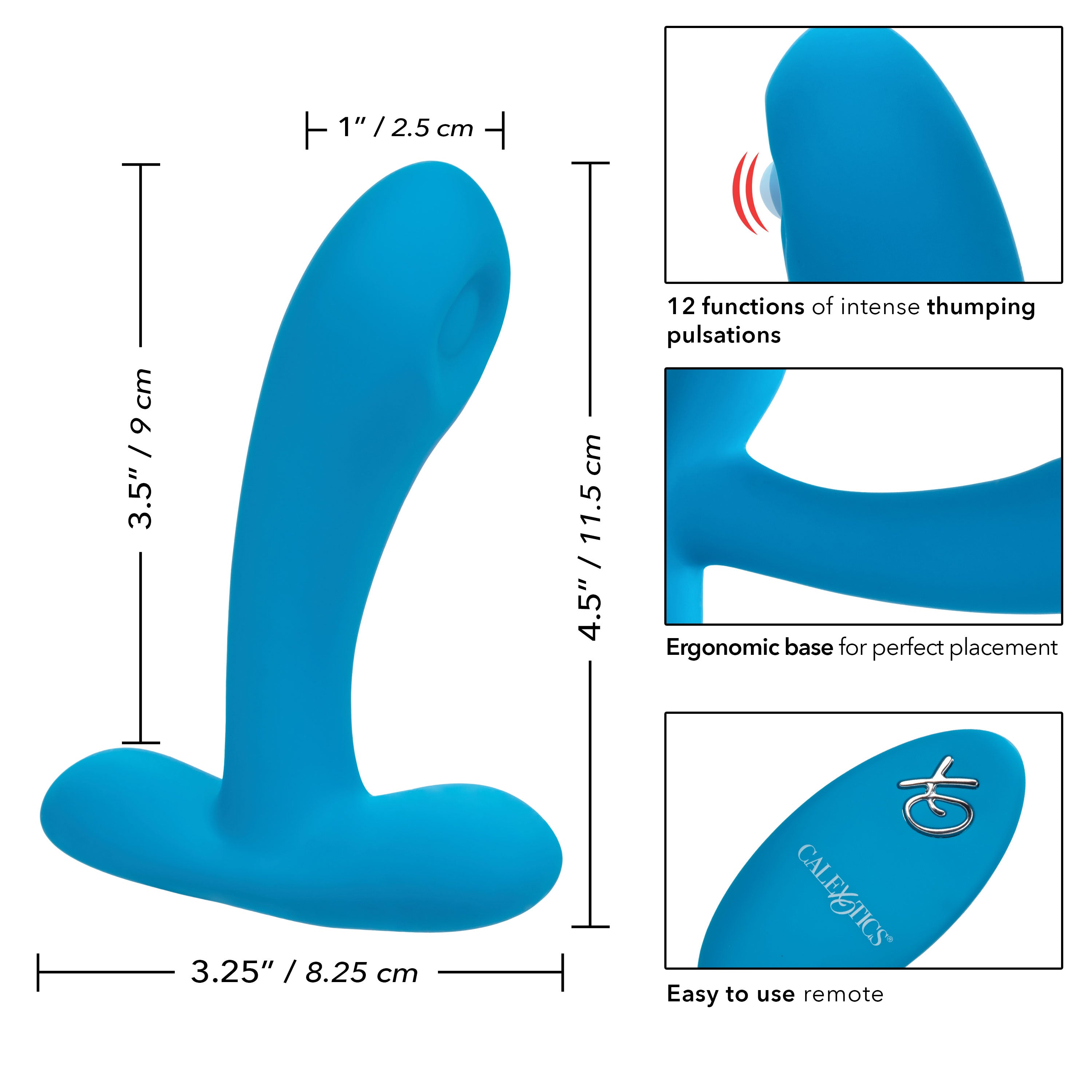 Remote Controlled Pulsing Pleaser Vibrator Rechargeable > Sex Toys For Ladies > Panty Vibes