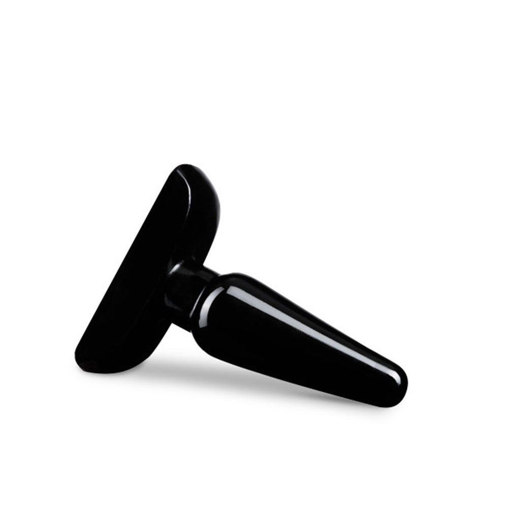 Blush Basic Small Anal Plug Tapered Black for New Sensations Butt Plugs