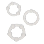 Alpha Liquid Silicone Beaded Rings Set of Three Premium Enhancers > Cock Ring > Sets