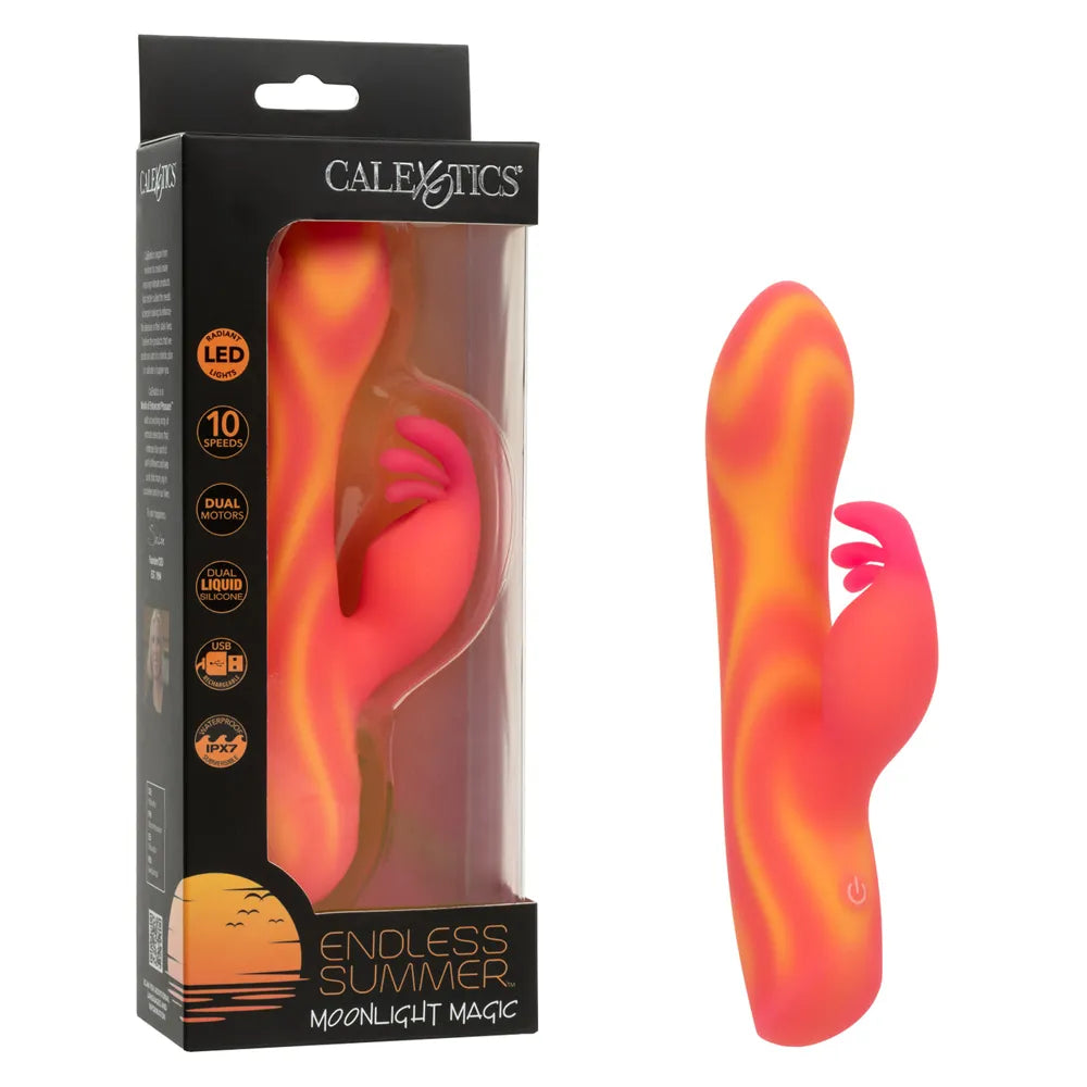 Endless Summer Moonlight Magic (Orange) – Dual-Motor Massager Orange > Vibrators > Ladies > Rabbit