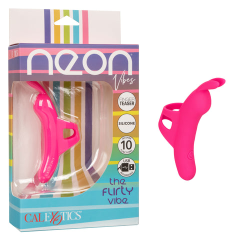 Neon Vibes The Flirty Vibe Finger Teaser Finger Stimulator