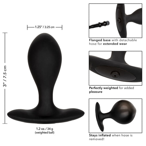 CalExotics Weighted Silicone Inflatable Plug – Inflatable Weighted Anal Plug > Anal Range > Tunnel and Stretchers