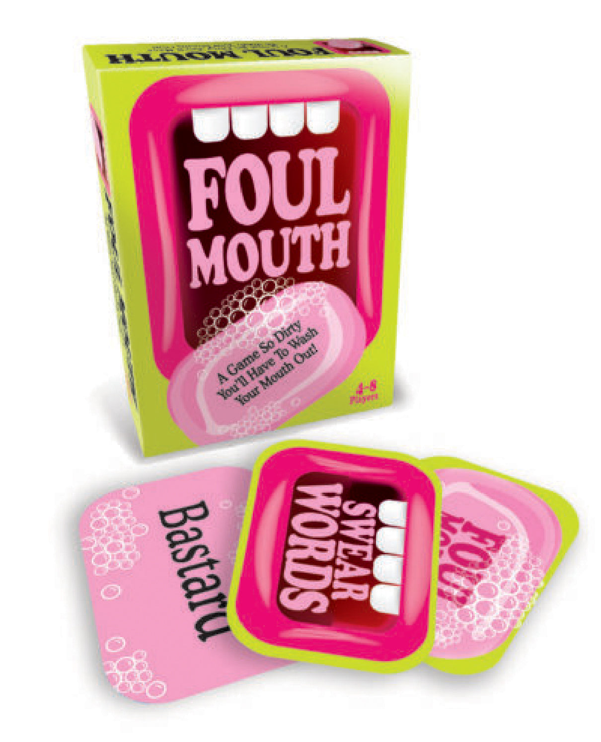 Foul Mouth Card Game for 2-6 Players - Fun Challenge Games
