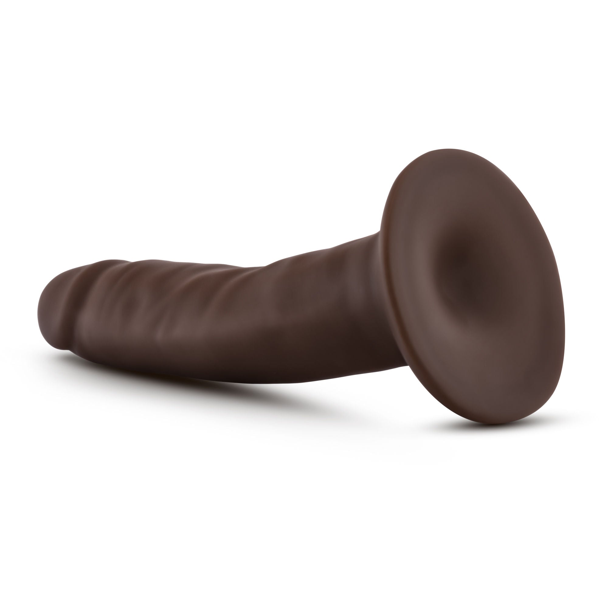 Dr Skin 5.5 Inch Chocolate Dildo with Suction Cup Base > Dildos > Slim Dildos