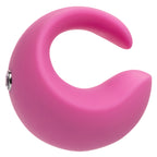 LuvMor "O"s Pink Mini Curved Massager with 10 Speeds, Liquid Silicone, Rechargeable, Waterproof > Vibrators > Finger Vibrators