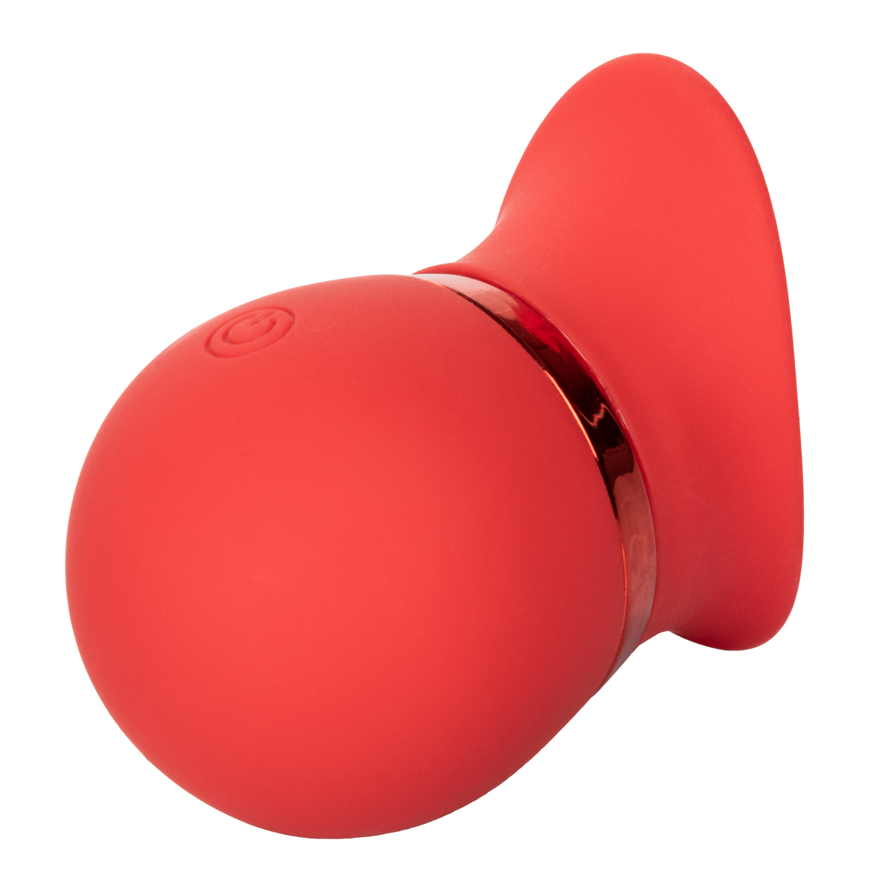 French Kiss Sweet Talker Red Compact Rechargeable Silicone Massager with 12 Vibration Functions Finger Stimulator
