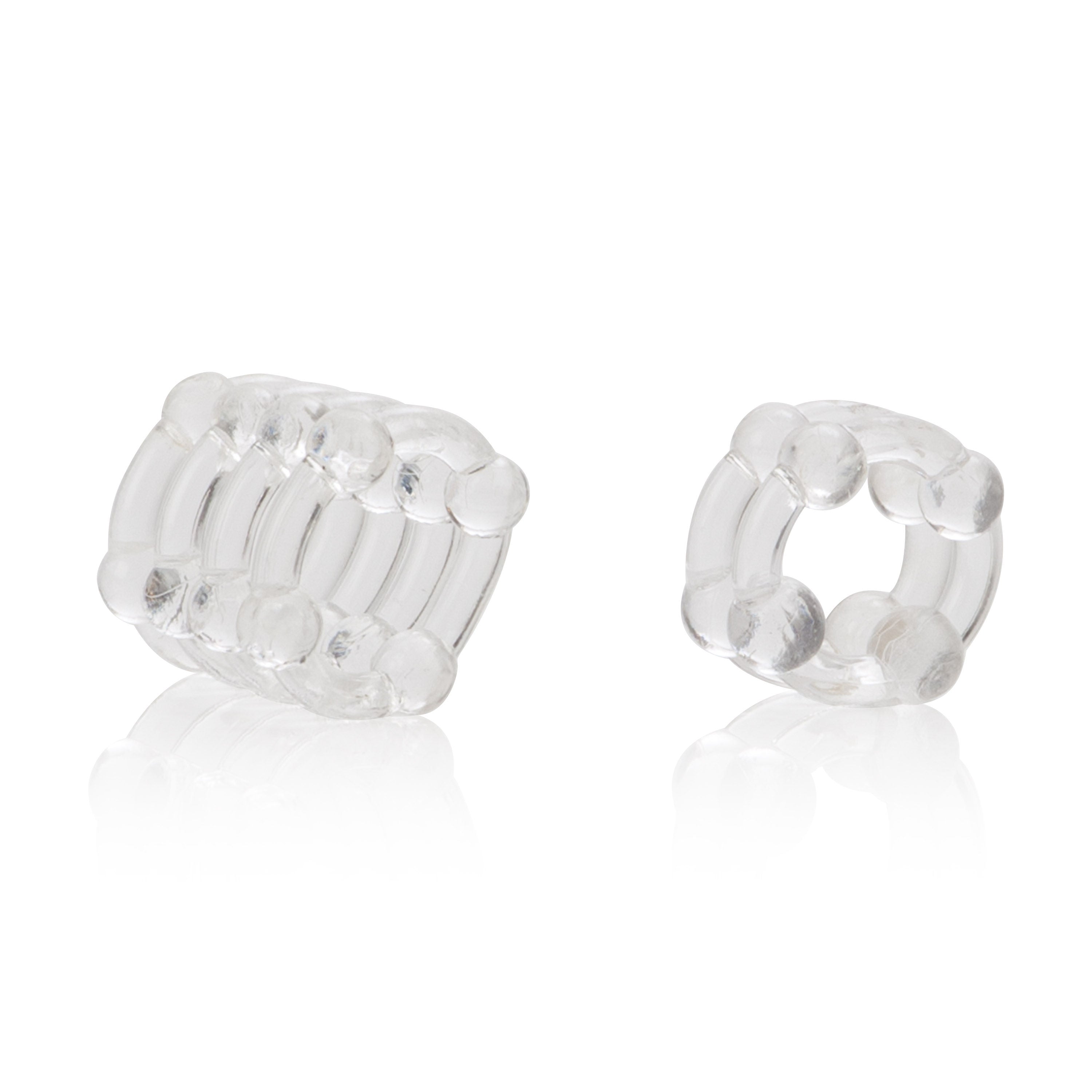Colt Enhancer Ring Set of 2 – Soft Stretchy Silicone Erection Enhancer Rings Clear > Cock Ring > Sets
