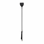 EasyToys Wide Crop Whip – Black Leather with Metallic Accents Impact Play Accessory > Bondage Gear > Crops