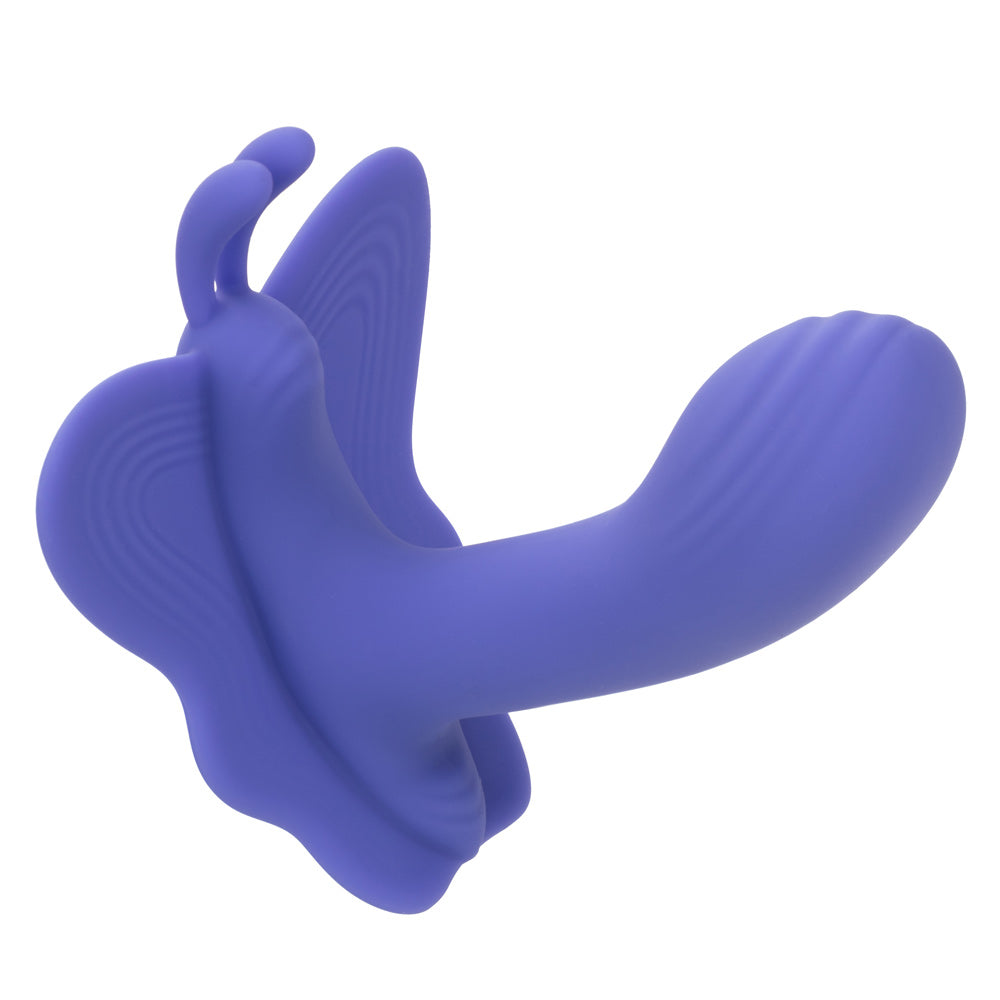 CalExotics Connect™ Venus Butterfly® Dual Motor Silicone Stimulator in Purple with App Control and 9 Vibration Functions Vibrators - G Spot