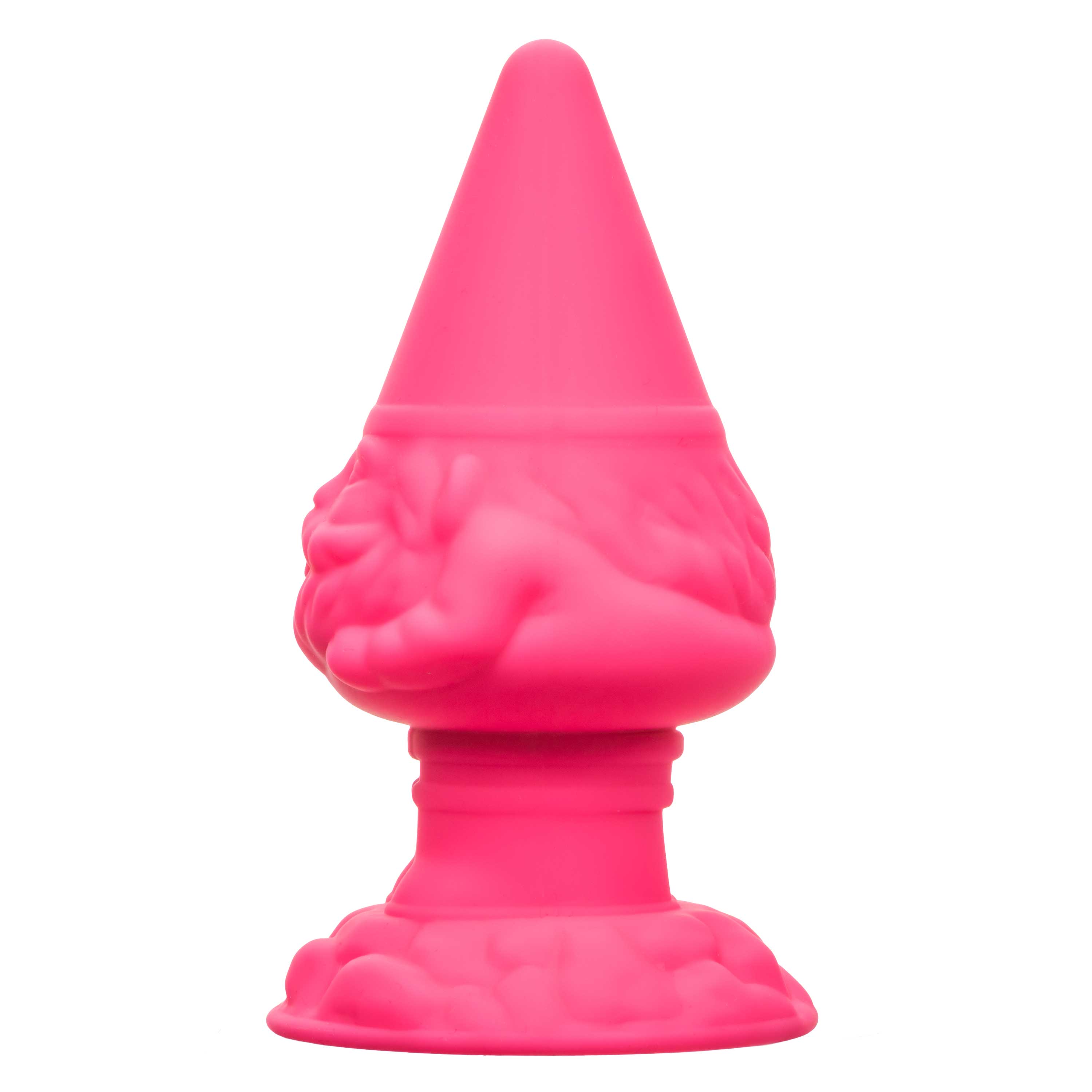 Naughty Bits Anal Gnome Gnome Butt Plug in Pink Silicone, 2 Inch Diameter > Anal Range > Butt Plugs