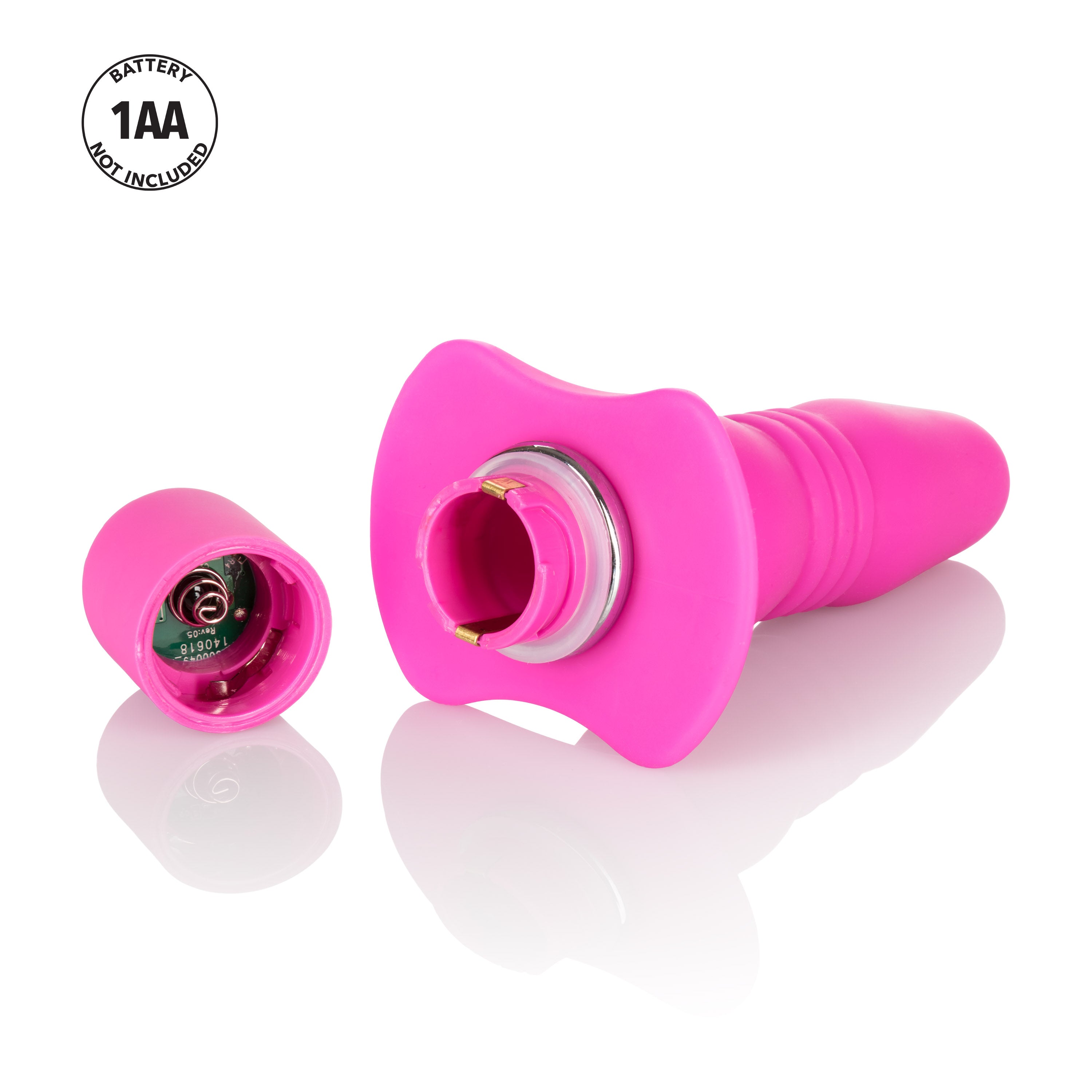 Booty Call Booty Buzz Pink Premium Silicone 3 Inch Vibrating Probe with 10 Pleasure Settings > Anal Range > Vibrating Butt Plugs