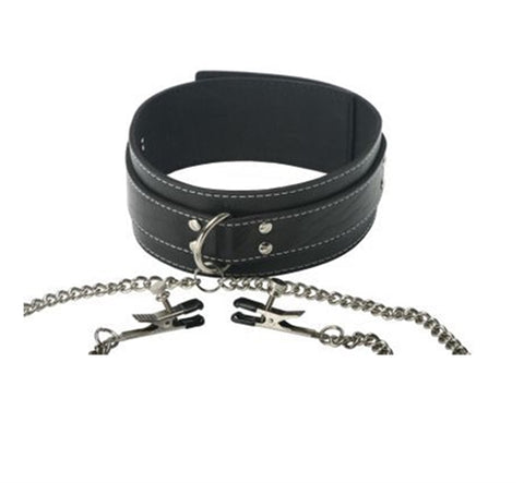 Coveted Collar and Clamp Union Set > Bondage Gear > Collars & Leashes