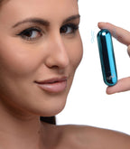 Bang! 10X Vibrating Metallic Bullet Vibrator in Blue > Vibrators > Mini Vibrators