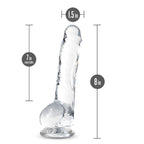 Naturally Yours 8 Inch Crystaline Dildo Diamond > Dildos > Realistic Dildos