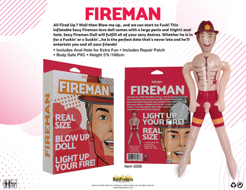 Fireman Inflatable Doll > Sex Toys > Sex Dolls > Novelty Inflatables