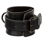 Euphoria Collection Adjustable Black Velvet and Vegan Leather Ankle Cuffs with Metal Clasps > Bondage Gear > Restraints