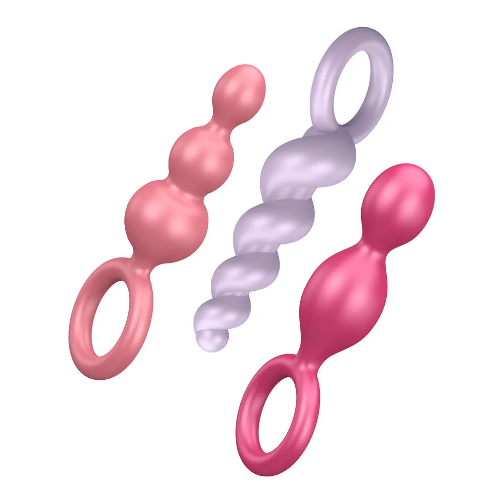 Satisfyer Booty Call Set of 3 Flexible 5.5 Inch Anal Plugs > Anal Range > Anal Beads
