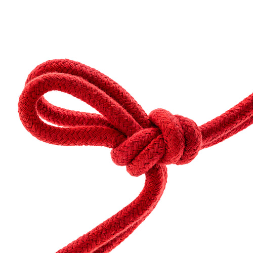 Temptasia Bondage Rope 10 Meter Red Cotton Restraint Rope for Sensual Play Red